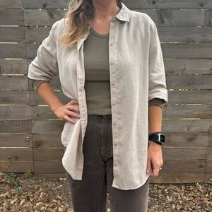 Chico’s 100% Linen Blouse